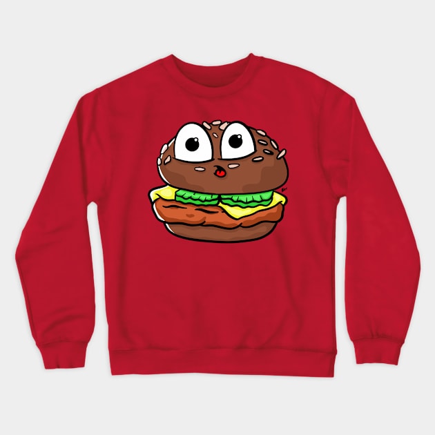 Burger Boi Crewneck Sweatshirt by PrettyGoodPosters